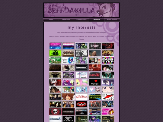 interests screenshot