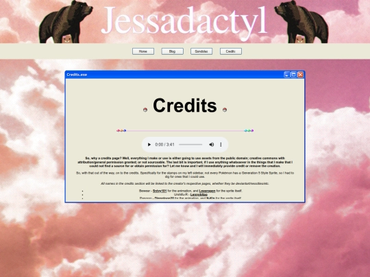 Credits screenshot