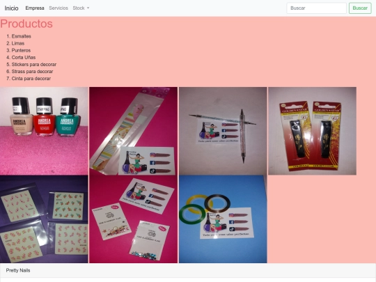 Productos screenshot