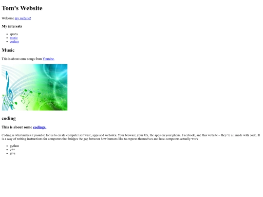 index screenshot