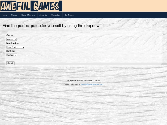 games screenshot