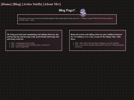 blog screenshot