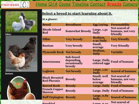 HTML/Breeds screenshot