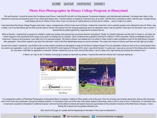 Personal_Page/disneypage screenshot