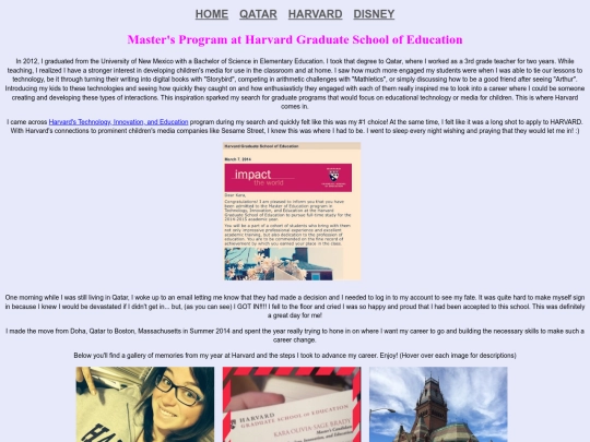 Personal_Page/harvardpage screenshot