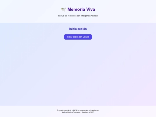memoriaviva screenshot