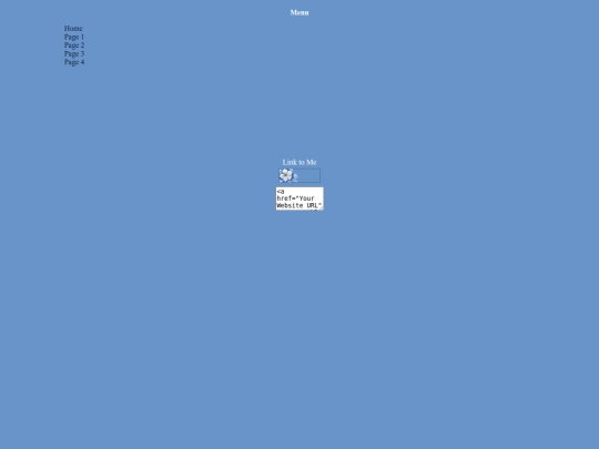 menu screenshot