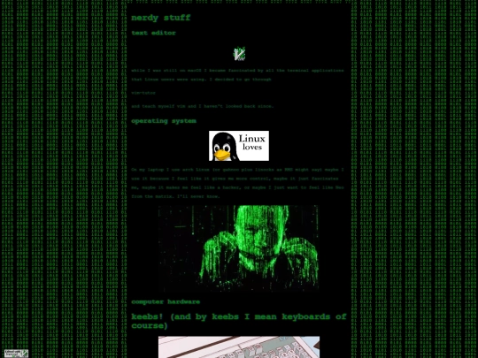 nerdy-stuff screenshot