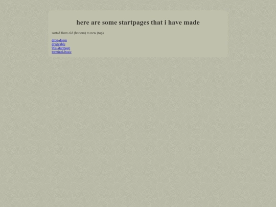 startpages screenshot