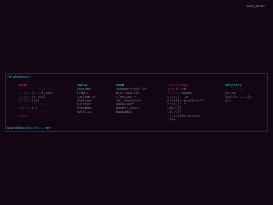 startpages/terminal-basic screenshot