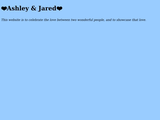 Wedding website 💕/Ashley-n-Jared2019 screenshot