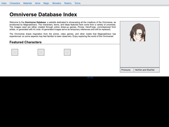 index screenshot