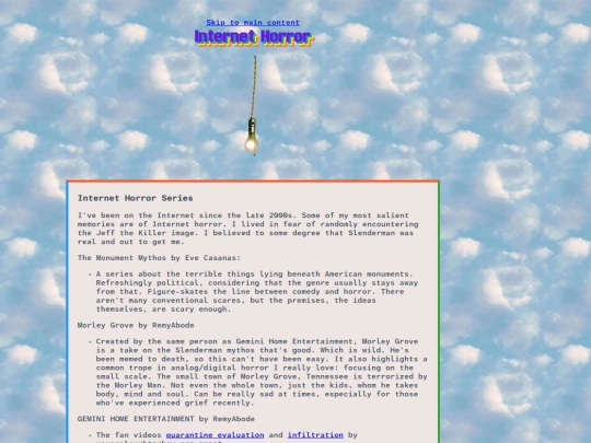 internethorror screenshot