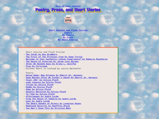 poetryproseshortstories screenshot