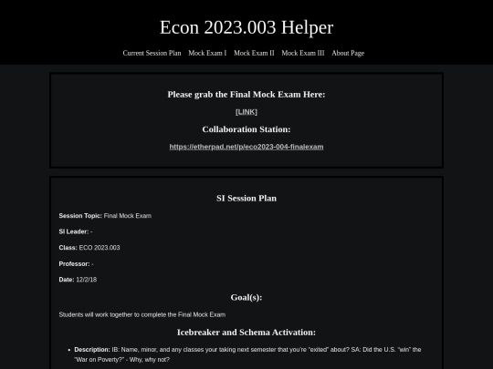 current-session-plan screenshot
