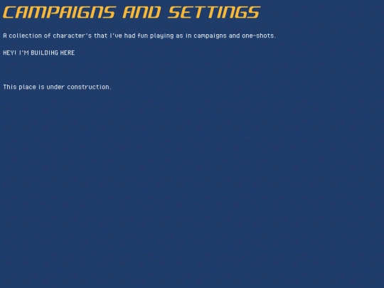 Campaigns screenshot