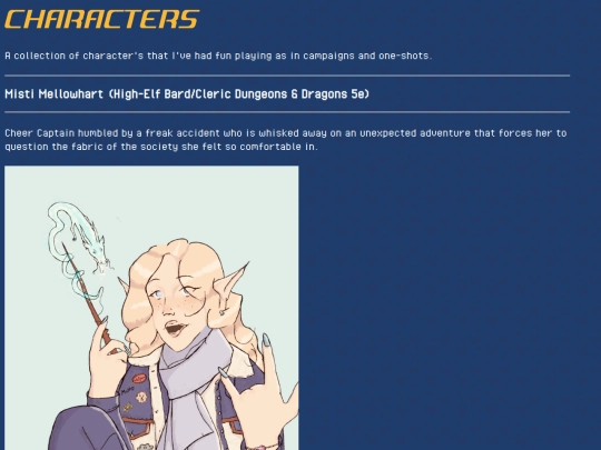 CharactersTTRPG screenshot