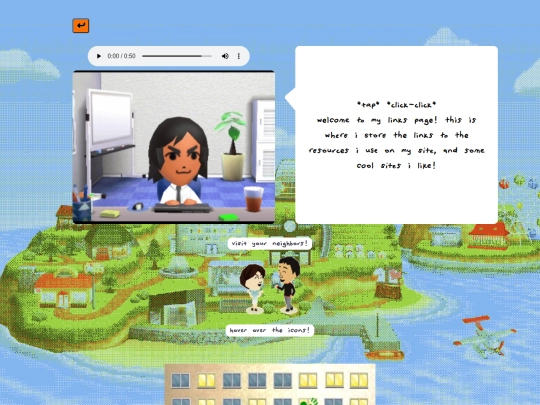 links screenshot