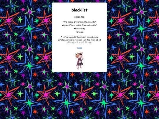 blacklist screenshot