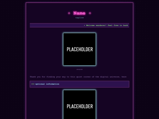 template screenshot