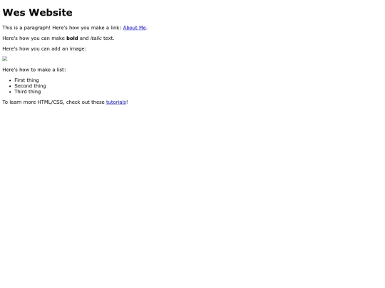 index screenshot