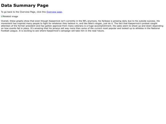 summary screenshot