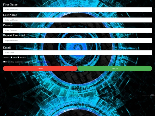register screenshot