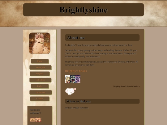 AboutMe screenshot