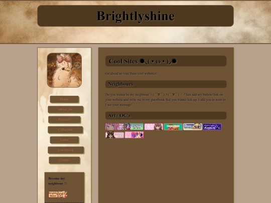 Links screenshot