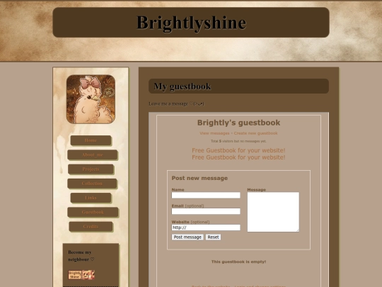 guestbook screenshot
