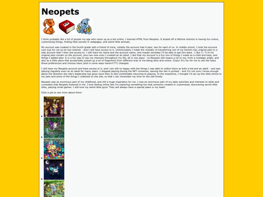 shrines/neopets screenshot