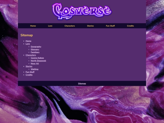 sitemap screenshot