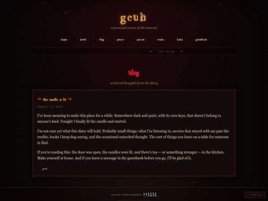 blog screenshot