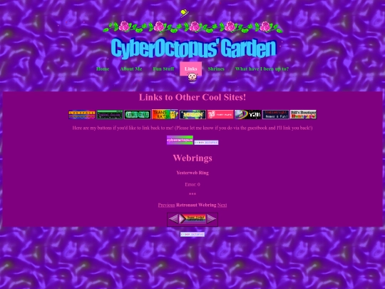 links screenshot
