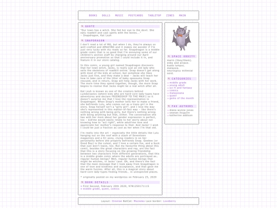 books/reviews/snapdragon screenshot