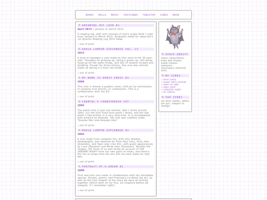 zines/etcetera screenshot
