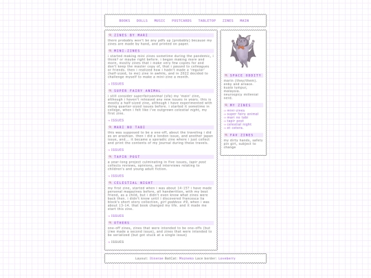 zines screenshot