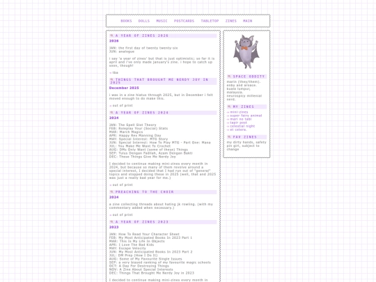 zines/minizines screenshot