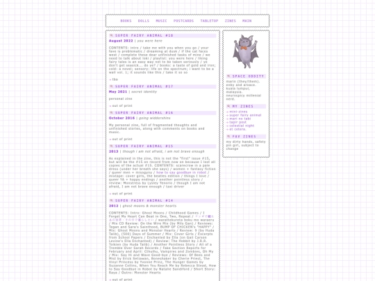 zines/superfairyanimal screenshot