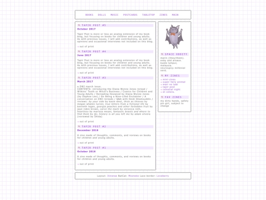 zines/tapirpost screenshot