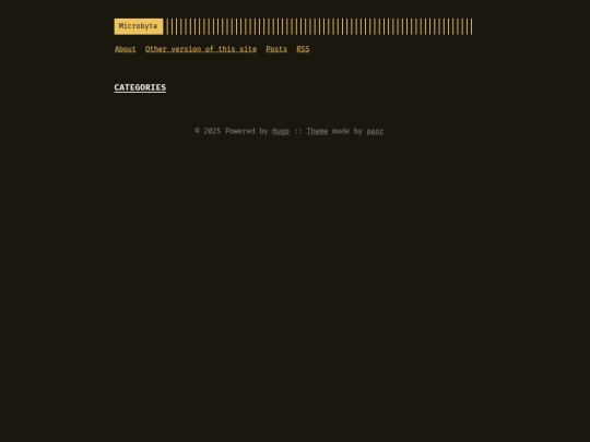 categories screenshot