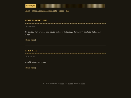 posts/page/1 screenshot