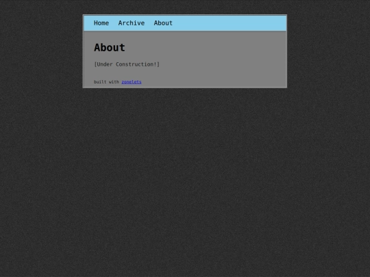 georgeblog/about screenshot