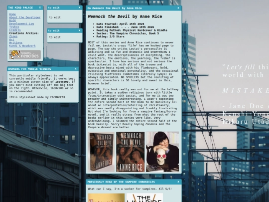 blog screenshot