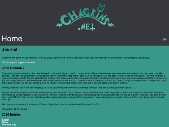 journal screenshot