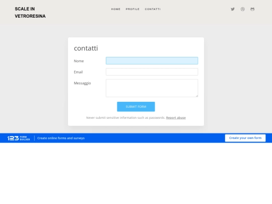 contatti screenshot