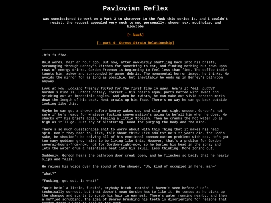 writes/contenmente/pavlovian screenshot
