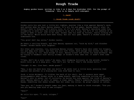 writes/contenmente/roughtrade screenshot