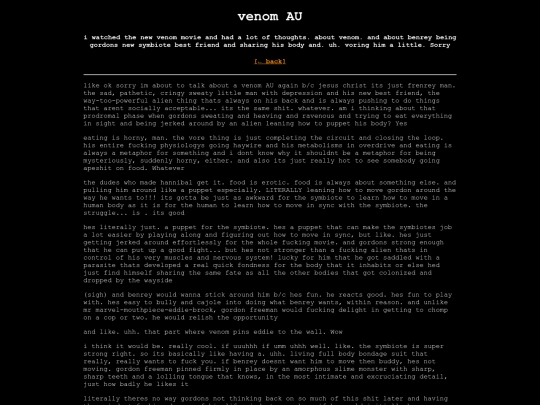 writes/contenmente/venom screenshot