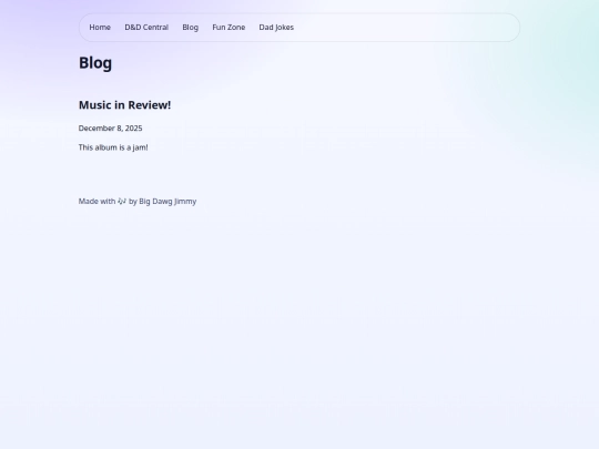 blog screenshot